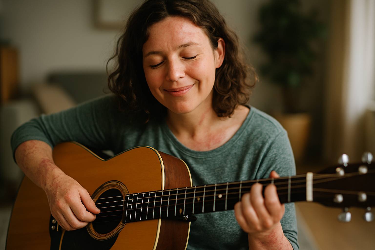Psoriasis et mélopée : la musique qui apaise les flammes invisibles