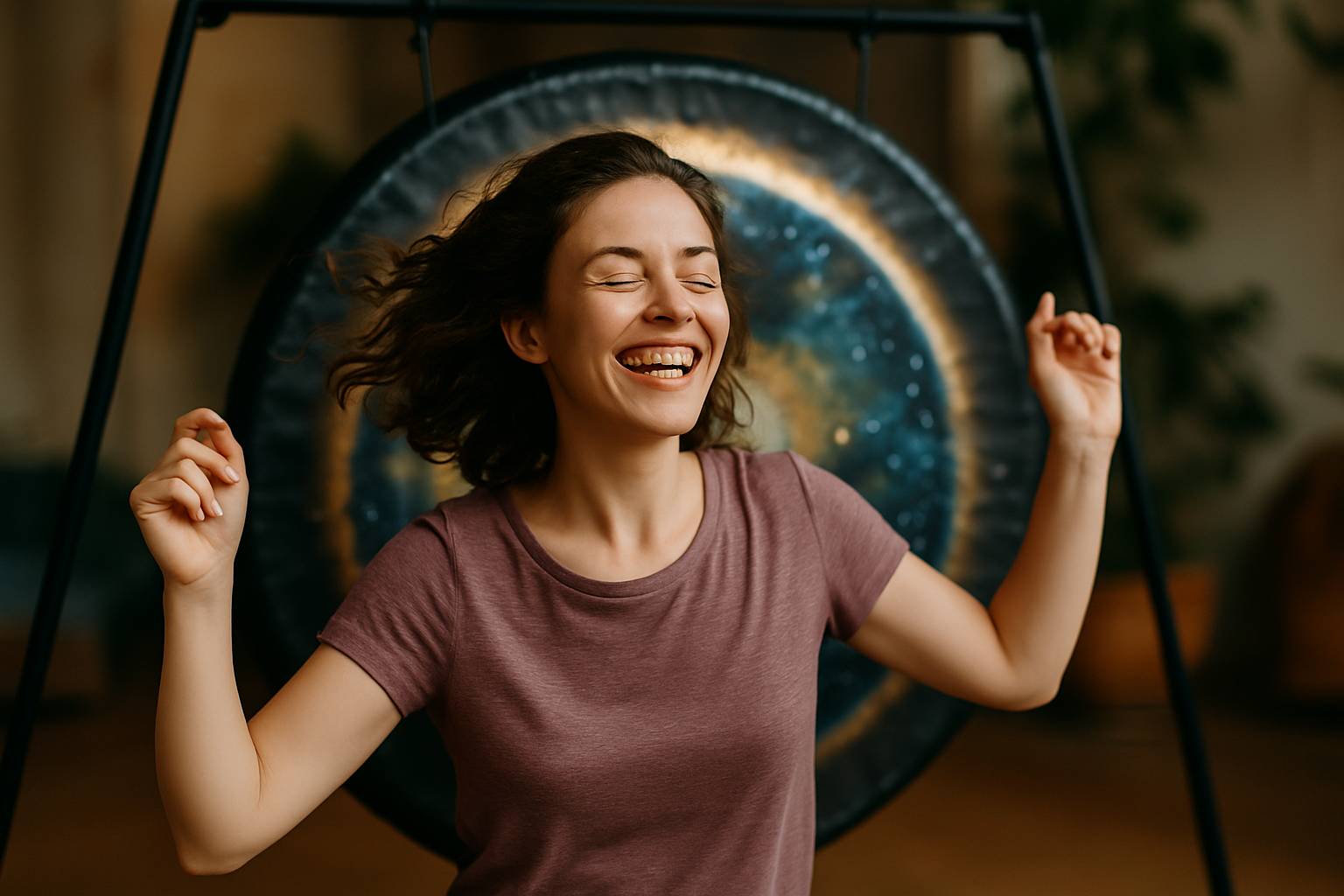 Stress et mélodie improbable : dansez avec vos angoisses au son du gong cosmique